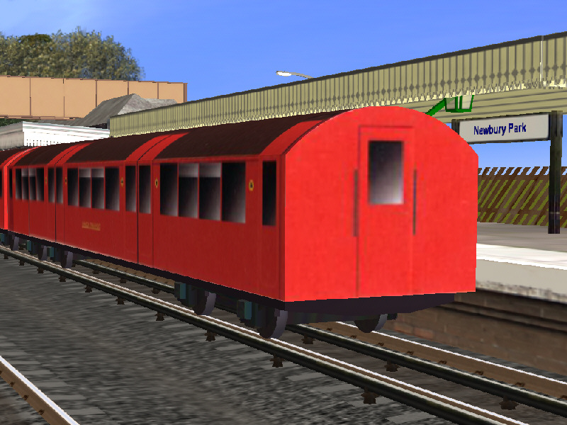 London Underground 1938 stock trailer in Trainz