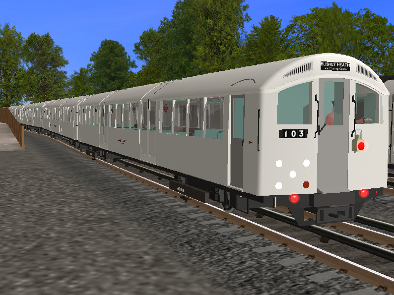 London Underground 1956 stock Metro-Cammell prototype in Trainz