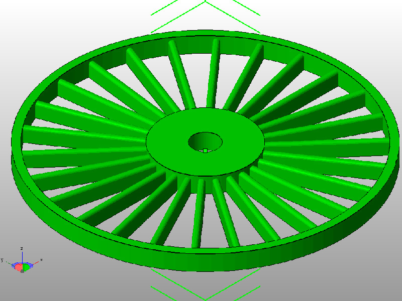 Bristol & Exeter 9foot wheel design in Gmax