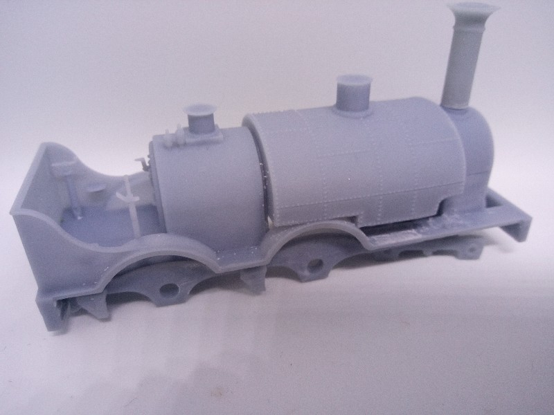 GWR broad gauge Bogie class 4-4-0T locomotive model