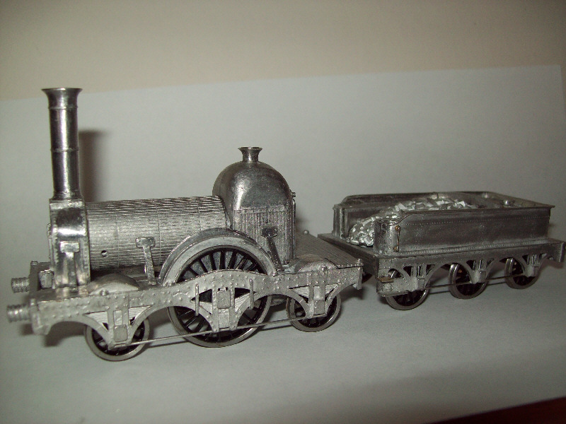 GWR broad gauge Firefly class 2-2-2 locomotive model