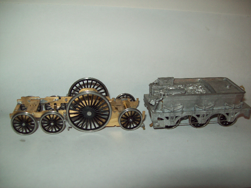 GWR broad gauge Rover class 2-2-2-2 locomotive model