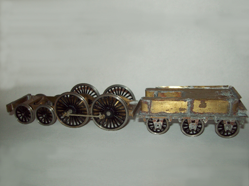 GWR broad gauge Waverley class 4-4-0 locomotive model