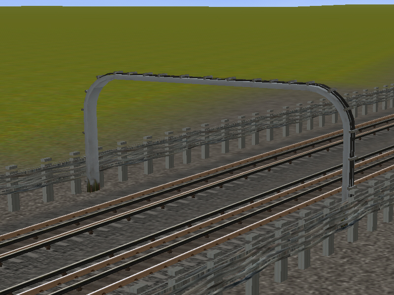 London Underground Cable Gantry in Trainz