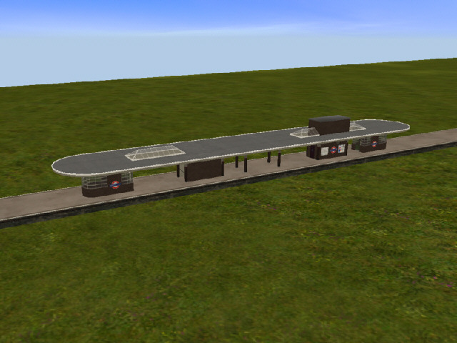 London Underground Art Deco Station in Trainz