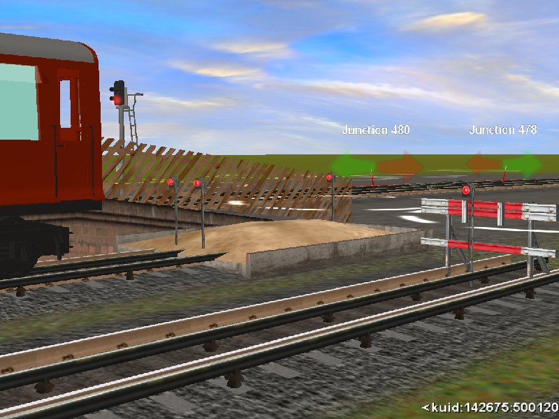 London Underground Track Ends in Trainz