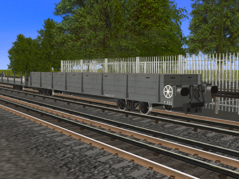 London Underground Ballast Train in Trainz