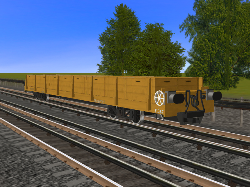 London Underground Ballast Train in Trainz